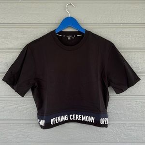Opening Ceremony black crop top